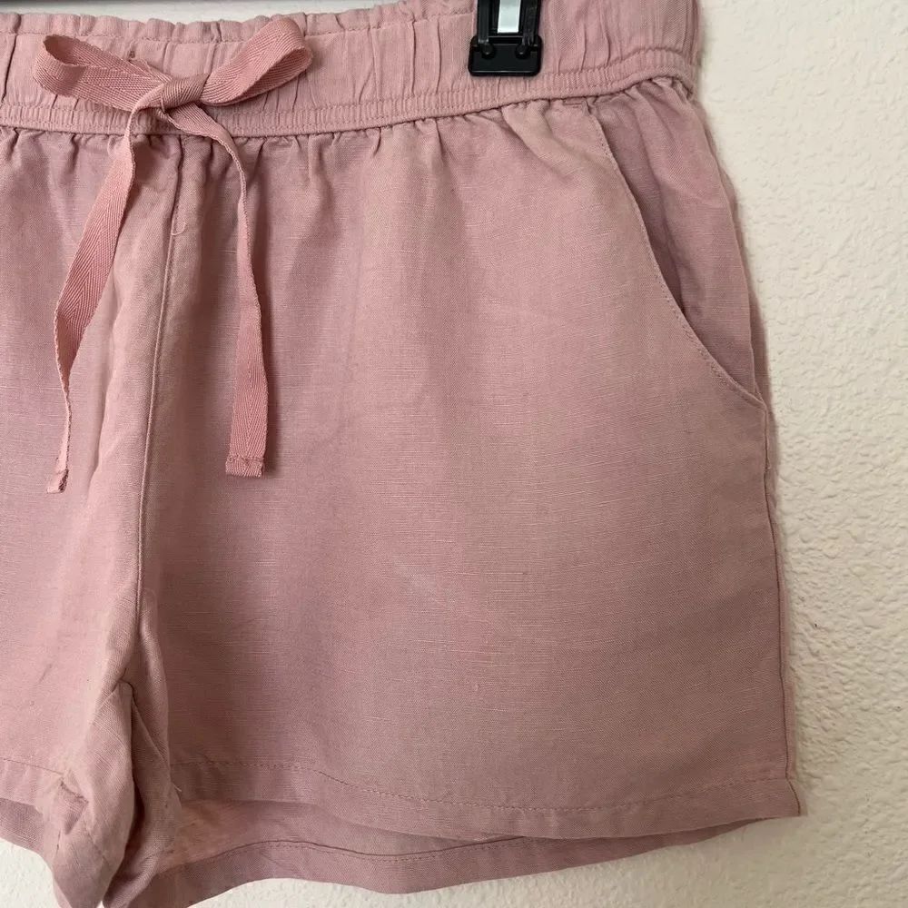Body Essentials by Tchibo Women Drawstring Linen Blend Short - Picture 3 of 4
